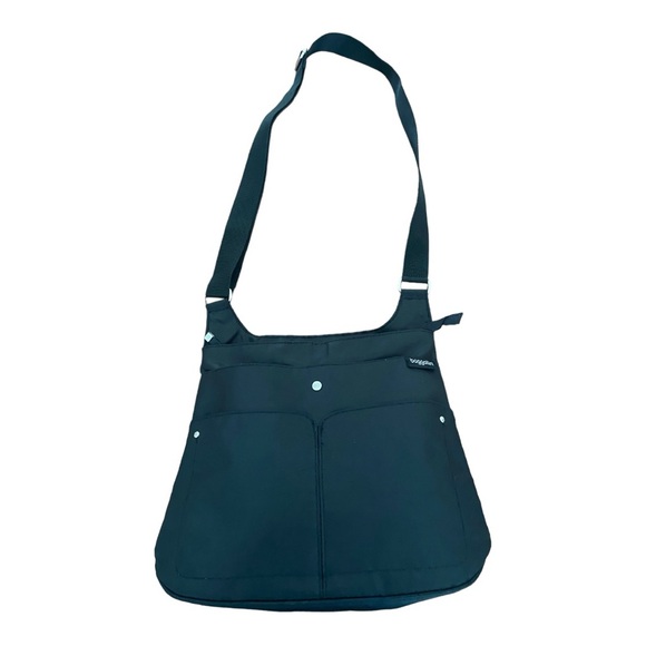 Baggallini Cross Over Crossbody black bag RFID Protection - Picture 2 of 16